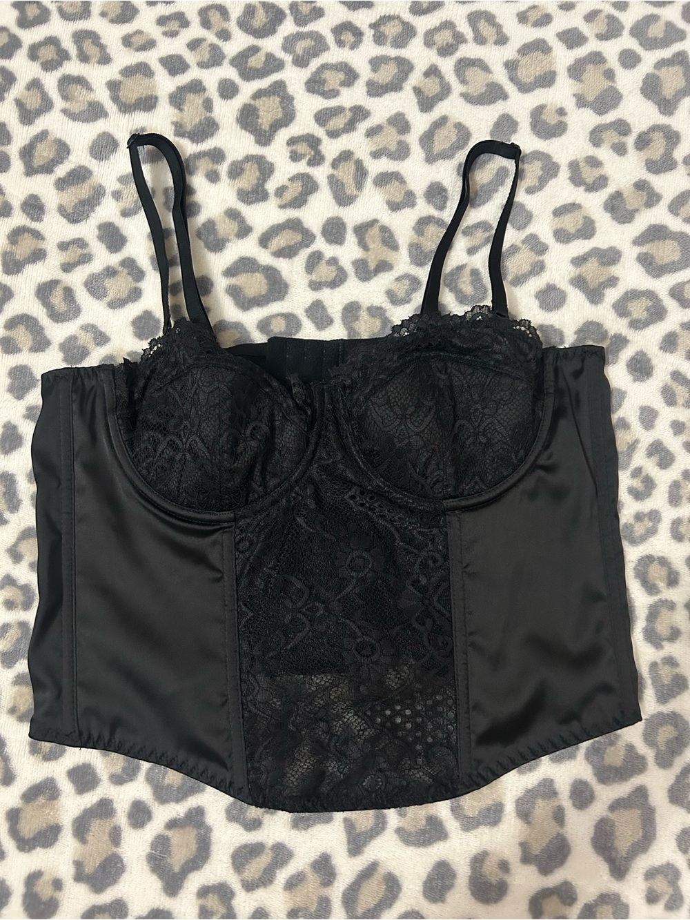 NWT Sincerely Jules Black Corset Top